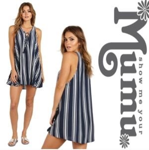 Show Me Your MuMu Rancho Mirage Lace Up Dress